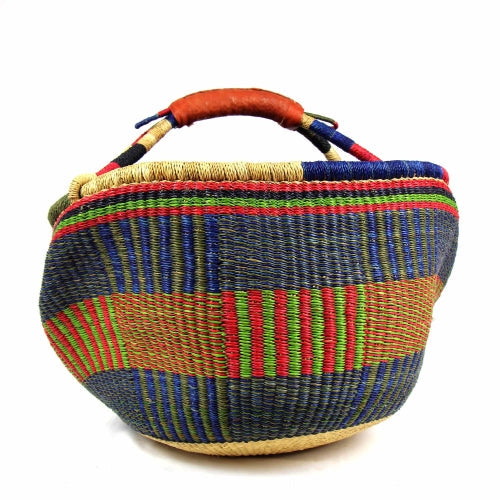 Bolga Market Basket, Large - Mixed Colors