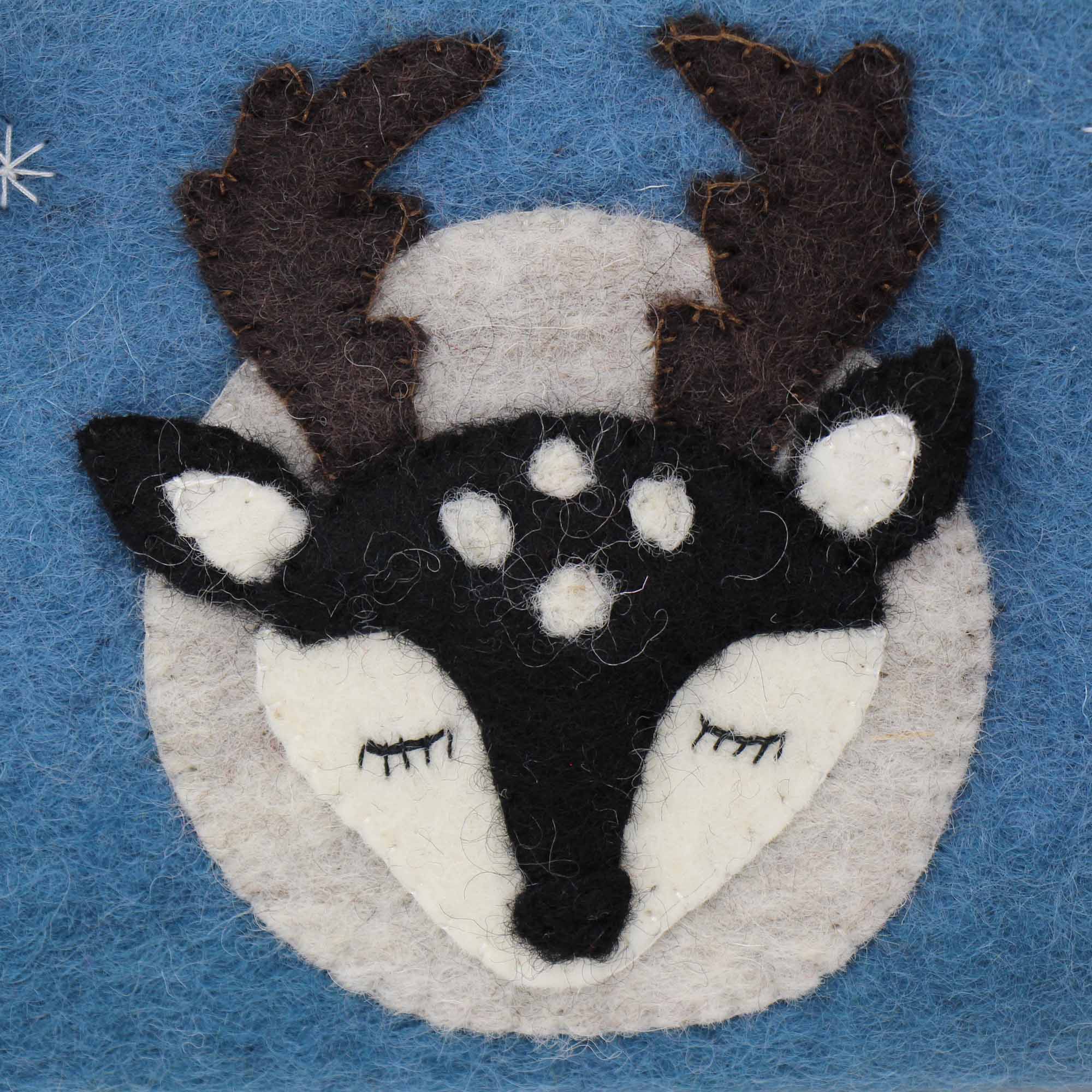 Hand Crafted Felt: Stag Pouch