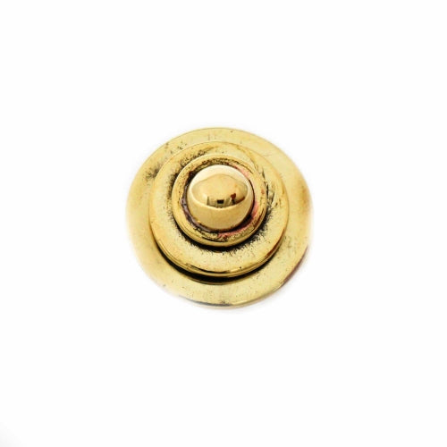 Domed Adjustable Brass Ring