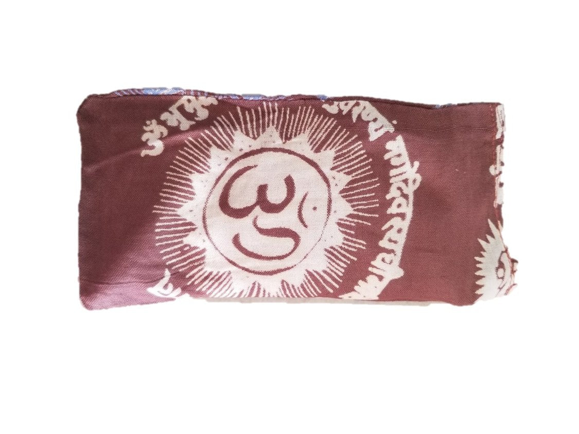 OMSutra stress release Eye Pillow - OM Gayatri Mantra Design